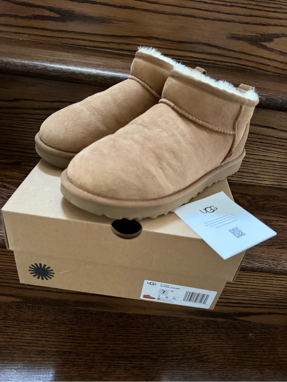 UGG ladies Classic ultra mini - Chestnut